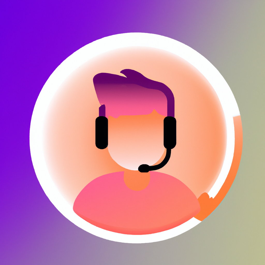 Friendly support specialist with headset ready to help